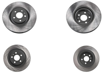 Front & Rear Coated Rotors & EPS Brake Pads For XC40 2019 2023 2024 322MM 302MM