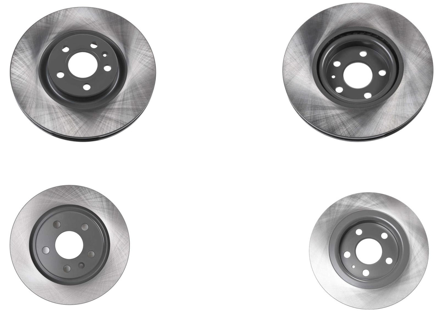 Front & Rear Coated Rotors & EPS Brake Pads For XC40 2019 2023 2024 322MM 280MM