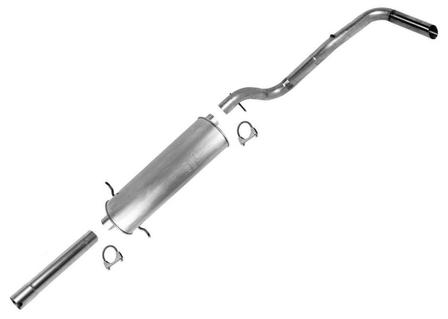00-03 4 Wheel Drive for Dodge Dakota Regular Cab 112" WB 3.9 Exhaust Pipe System