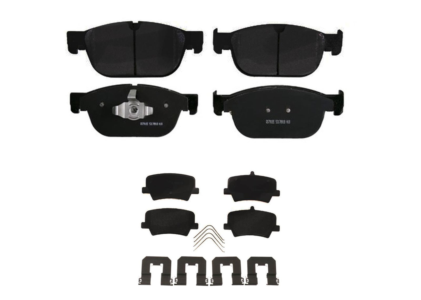 Front Rotor Front & Rear EPS R90 Certified Brake Pads For XC40 2019-25 W/345MM