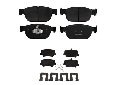 Front Rotor Front & Rear EPS R90 Certified Brake Pads For XC40 2019-25 W/345MM