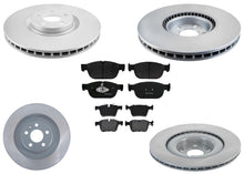 345MM Front & 340MM Rear Coated Rotors & EPS Brake Pads For XC40 Recharge 21-24