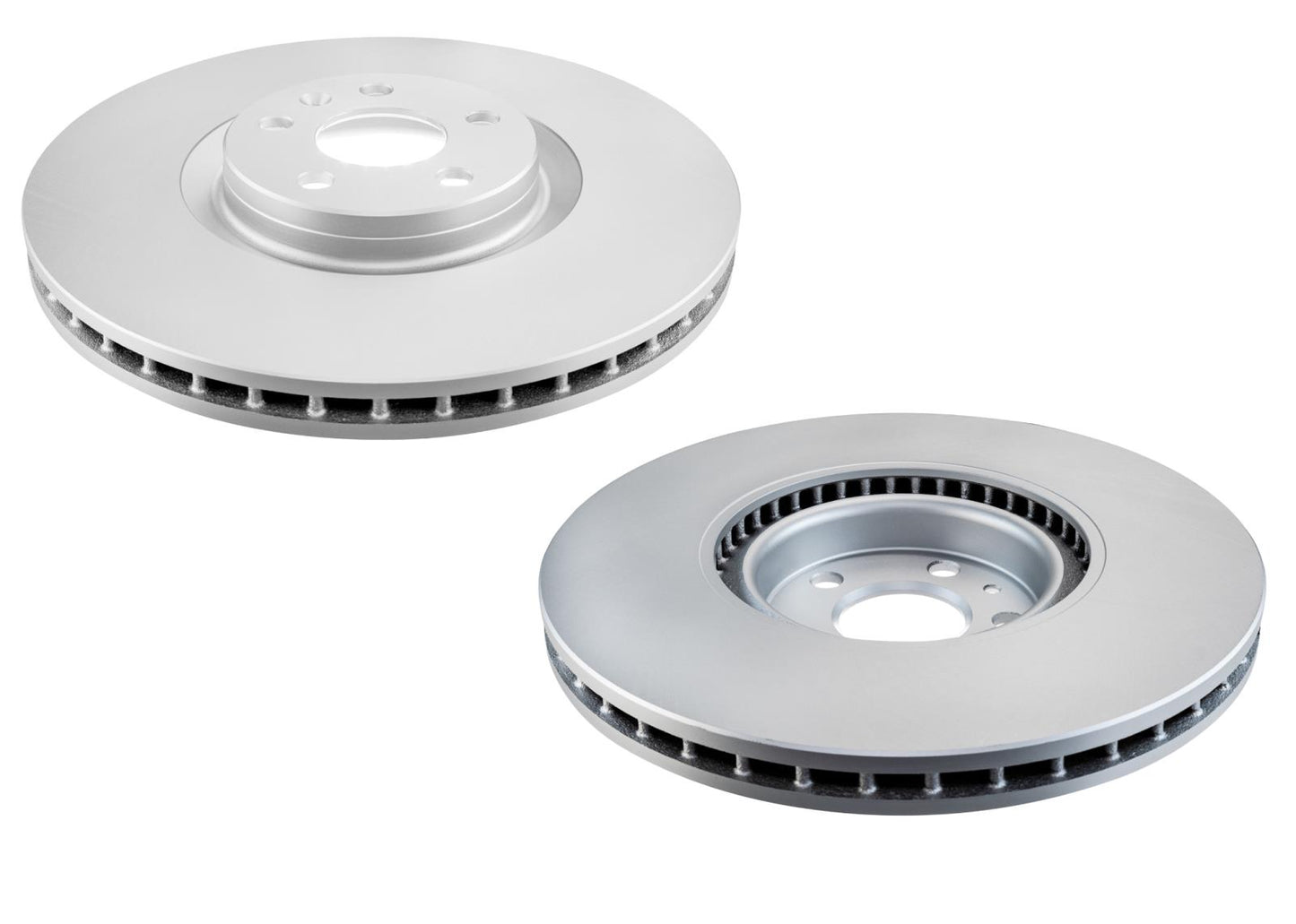 Front 345MM Coated Brake Rotors & EPS Brake Pads For Volvo XC90 2016 2020 2024