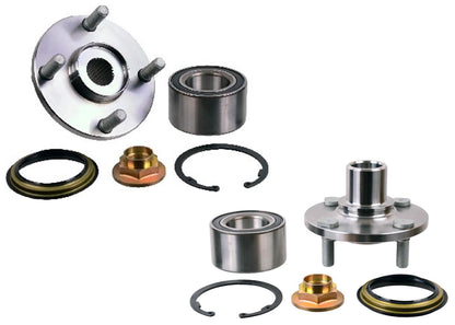 (2)  Wheel Hub & Wheel Bearing for Mazda Protege 1990 1999 2000 2001 2002 2003