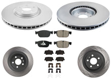 345MM Front & 302MM Rear Coated Rotors & EPS Brake Pads For XC40 2019 2023 2024
