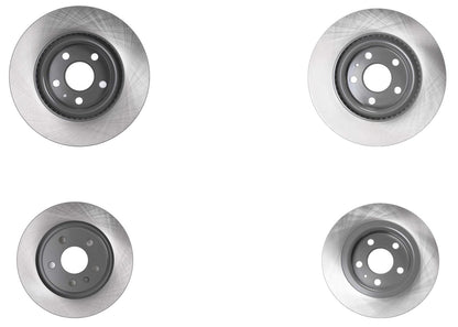 296MM Front & 280MM Rear Coated Rotors & EPS Brake Pads For XC40 2019 2022 2024