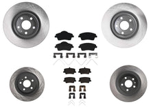 296MM Front & 302MM Rear Coated Rotors & EPS Brake Pads For XC40 2019 2022 2024 - Photo 1