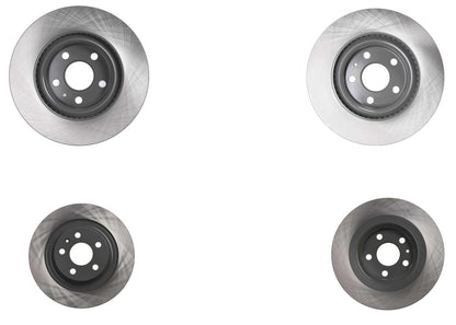 296MM Front & 302MM Rear Coated Rotors & EPS Brake Pads For XC40 2019 2022 2024