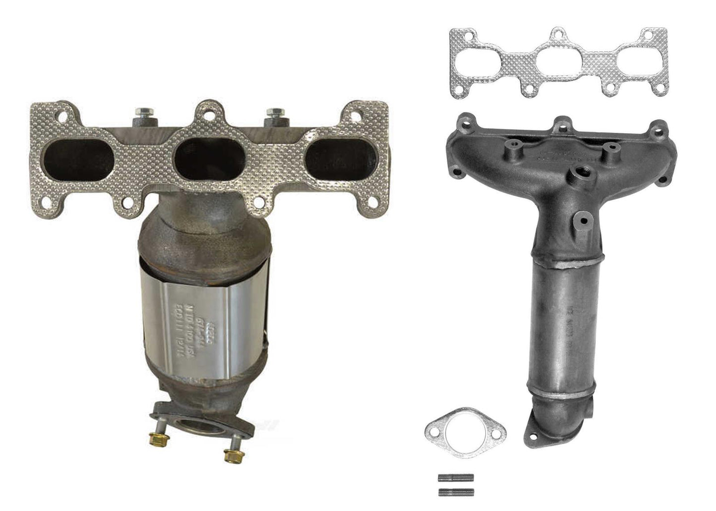 F&R 2 Catalytic Converters for All Wheel Drive KIA Sportage 2.7L 2005 2007 2010