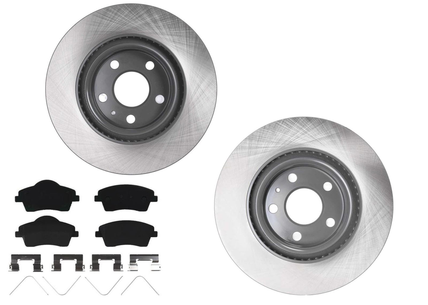 296MM Front GEO Coated Rotors & EPS Brake Pads For Volvo XC40 2019 2022 2024