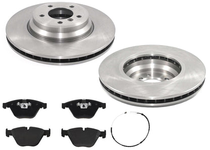 Front Carbon Coated Rotors & EPS Brake Pads For BMW X1 xDrive35i 2013 2014 2015