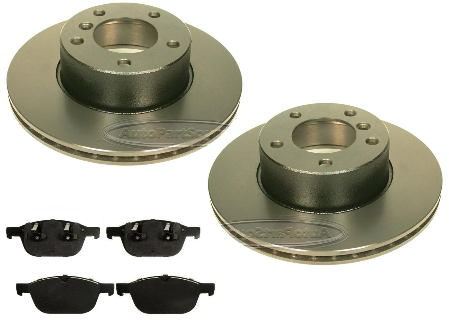 Front Carbon Coated Rotors & EPS Brake Pads For Volvo XC60 2010 2012 2013 2016