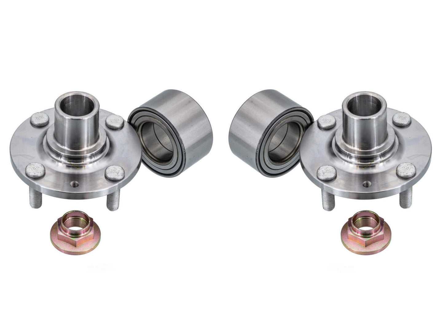 2 Rear Hub & Hub Bearing for Mazda Miata MX-5 1990 1995 1999 2000 2001 2002 2005