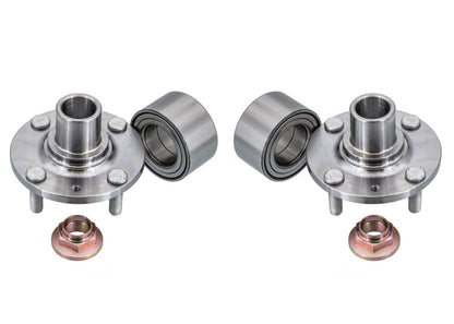 2 Rear Hub & Hub Bearing for Mazda Miata MX-5 1990 1995 1999 2000 2001 2002 2005