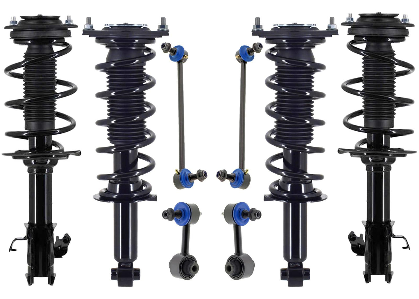Front & Rear Struts W/ Coil Spring & Links For Subaru Legacy 2020 2021 2022 2024