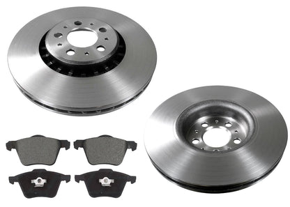 Front 336MM Carbon Coated Brake Rotors & EPS Brake Pads For Volvo XC90 03-14