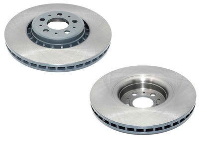 Front 336MM GEO Coated Brake Rotors & EPS Brake Pads For Volvo XC90 2003-2014