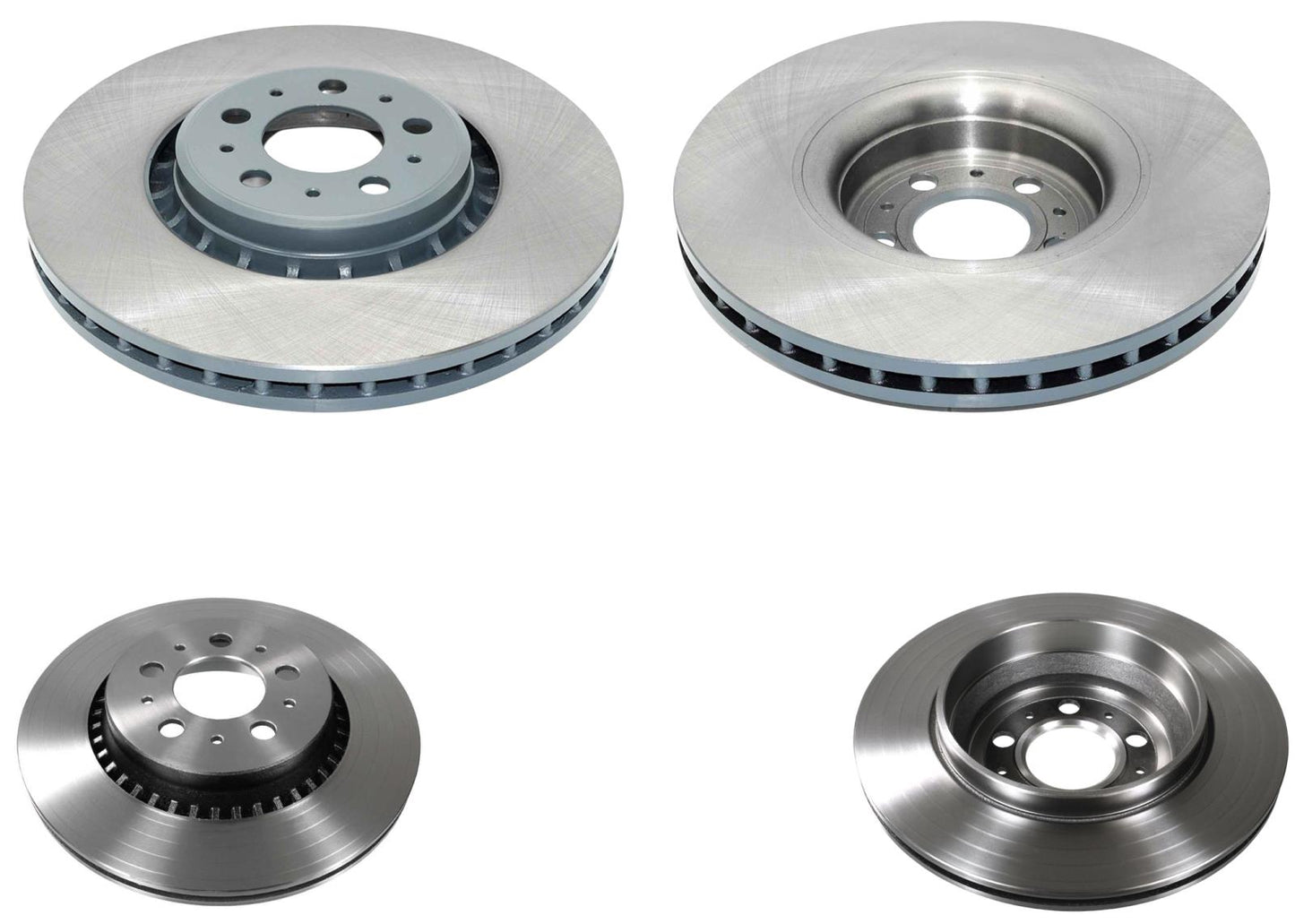 336MM Front & 308MM Rear Carbon Brake Rotors & EPS Brake Pads For XC90 03-14