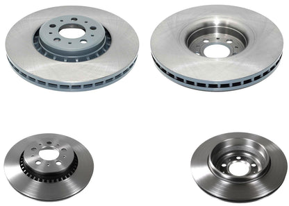 336MM Front & 308MM Rear Carbon Brake Rotors & EPS Brake Pads For XC90 03-14