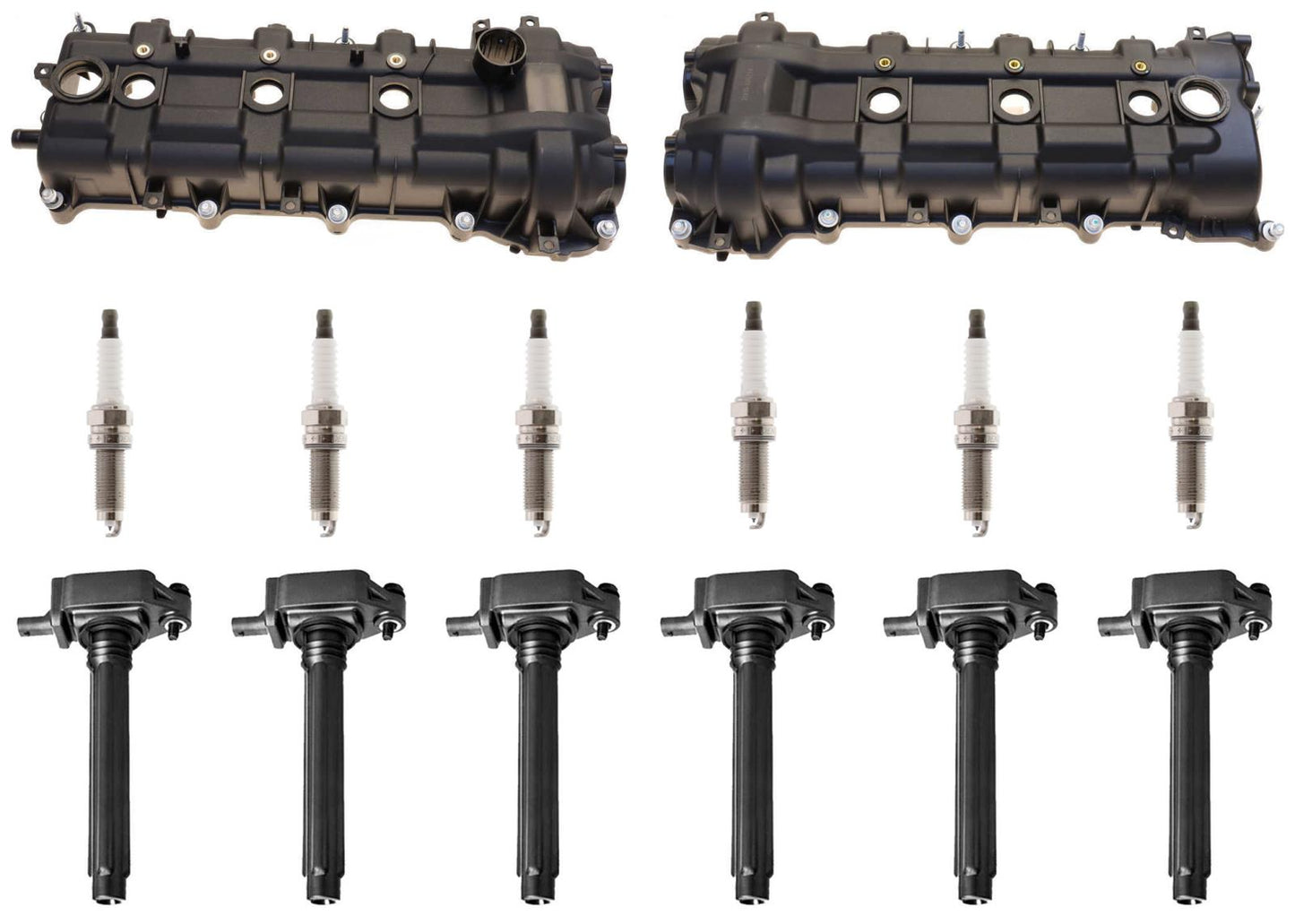 Valve Covers Ignition Coils & Spark Plug For Jeep Grand Cherokee 2011-2015 3.6L