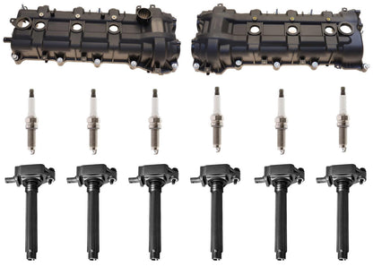 Valve Covers Ignition Coils & Spark Plug For Jeep Grand Cherokee 2011-2015 3.6L