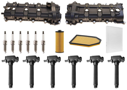 Valve Covers Ignition Coils Spark Plug Tune Up For Chrysler 300 2011-2013 3.6L