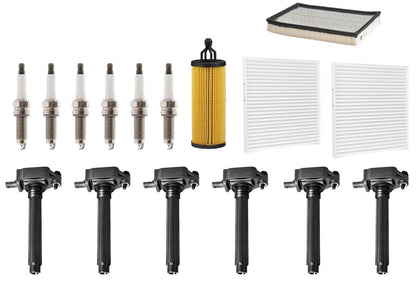 DIrect Ignition Coils Spark Plug Tune Up Kit For RAM 1500 2014 2015 2018 3.6L