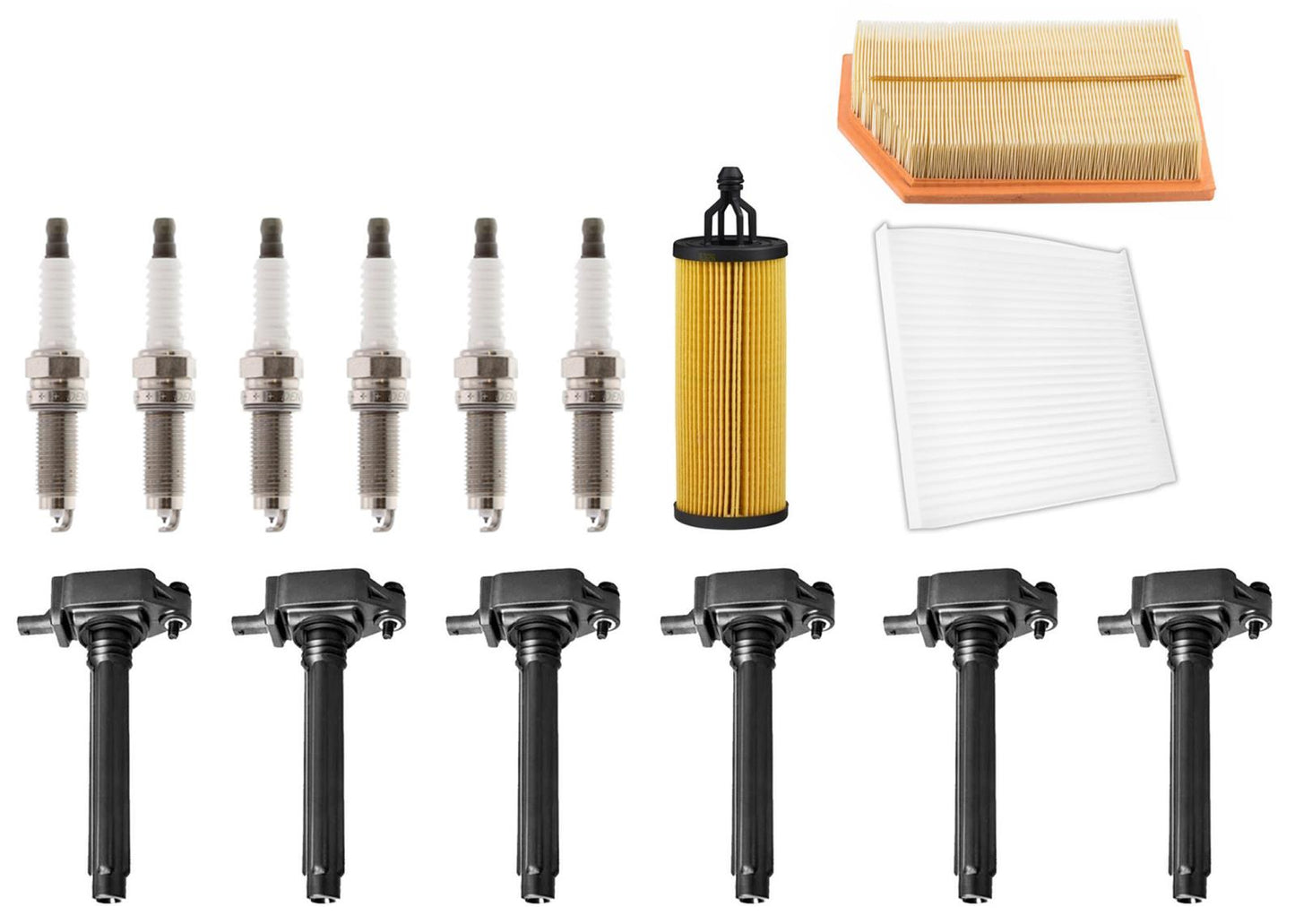 Direct Ignition Coils Spark Plug Tune Up Kit For Chrysler 300 2011-2023 3.6L