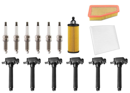 Direct Ignition Coils Spark Plug Kit For Jeep Cherokee 2019 2020 2021 2022 3.2L