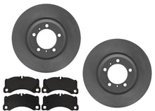 350MM Front Brake Rotors & EPS Brake Pads For Porsche Cayenne Base 2019-2020