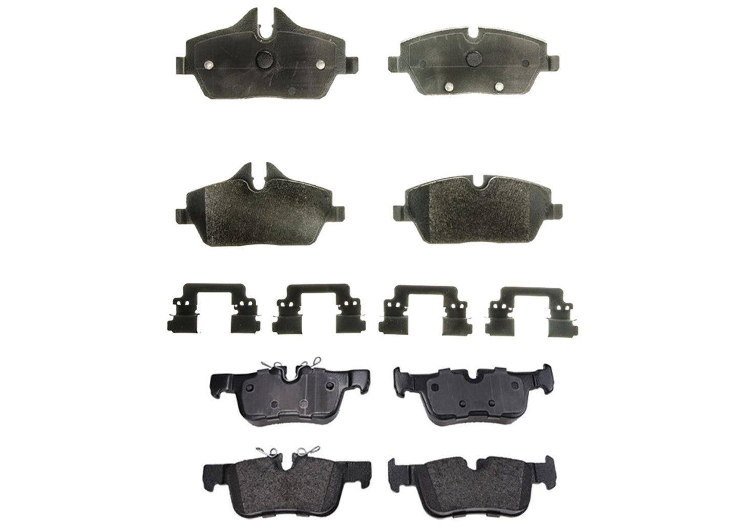 Front & Rear GEO Coated Brake Rotors & EPS Brake Pads For BMW i3 2014 2020 2021
