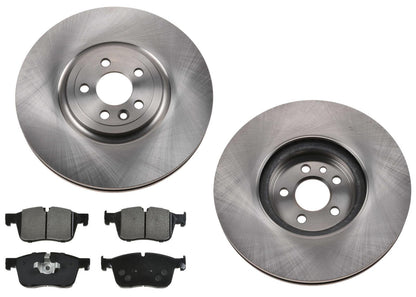 350MM Front Brake Rotors & EPS Brake Pads For Jaguar F-Pace 3.0L 2017 2018 2020