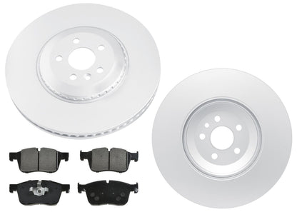 370MM Front Brake Rotors & EPS Brake Pads For Jaguar F-Pace 3.0L 2021 2022 2024