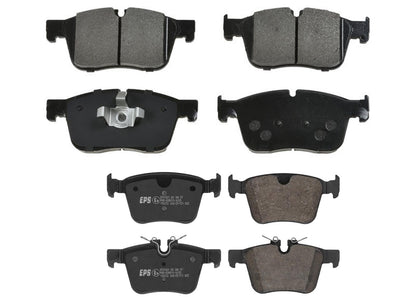 370MM Front & Rear Coated Brake Rotors & EPS Brake Pads For F-Pace 3.0L 21-24