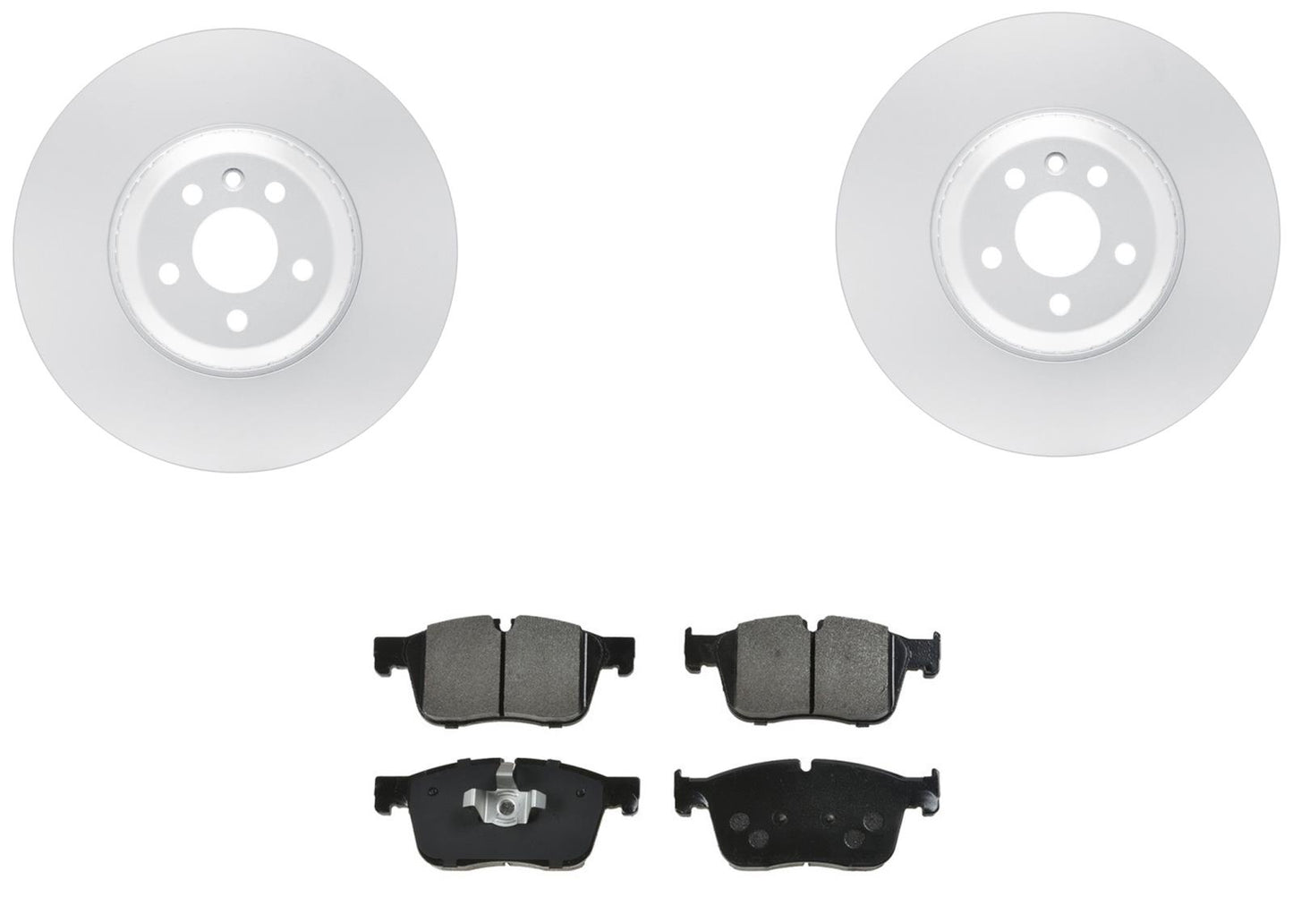 350MM Front & Rear Coated Brake Rotors & EPS Brake Pads For Jaguar I-Pace 21-24