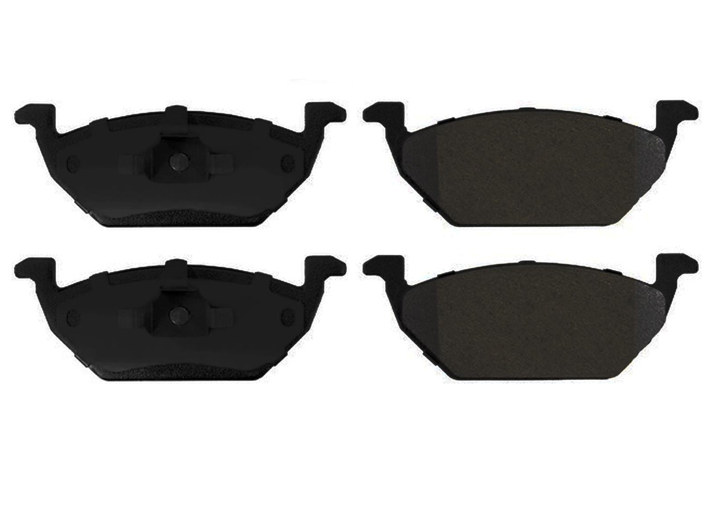 Front & Rear EPS R90 Certified Brake Pads For Volkswagen Jetta S 2011 2015 2017