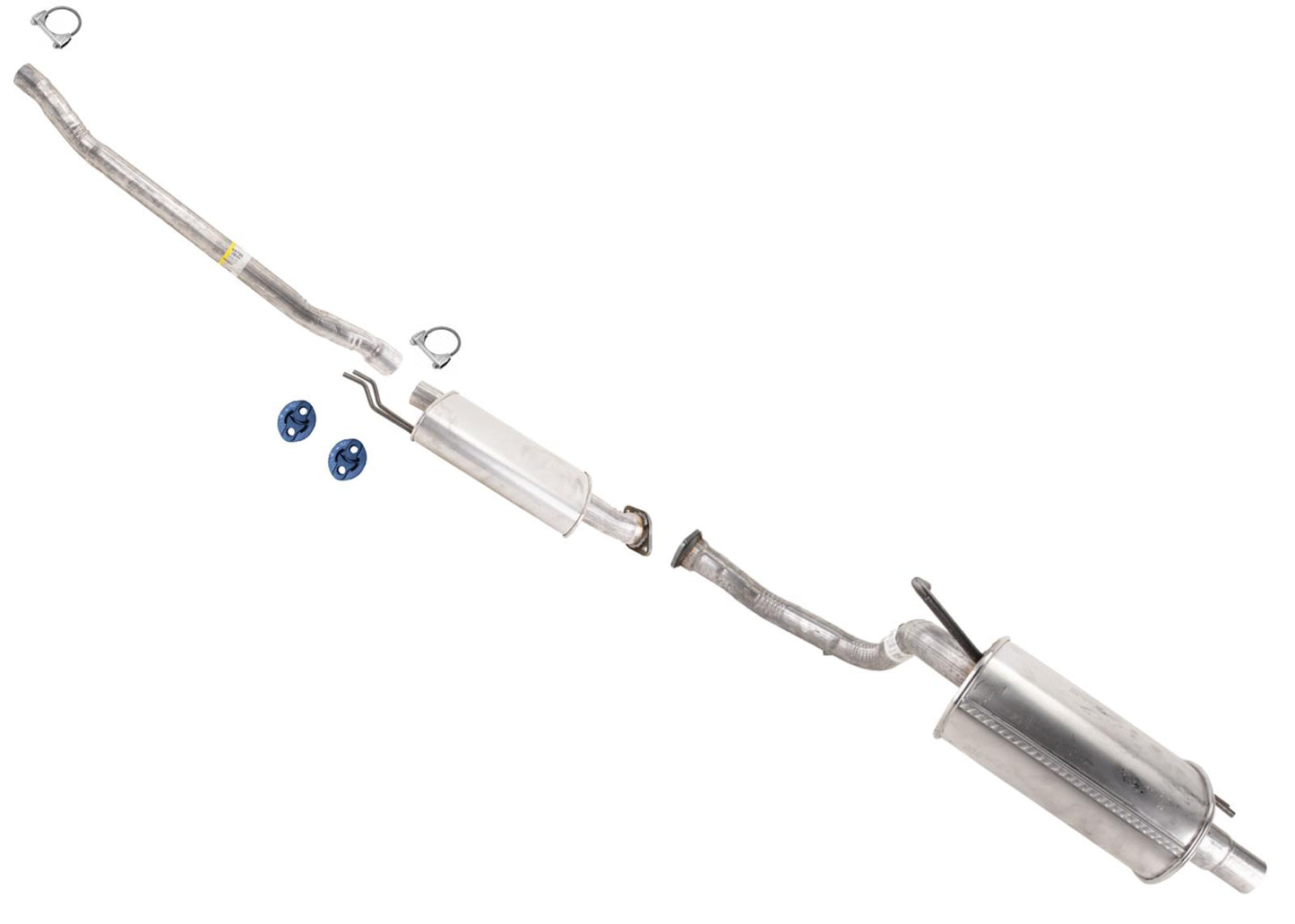 Weld On Muffler Resonator Exhaust for All Wheel Drv KIA Sorento SX SXL 16-18 3.3