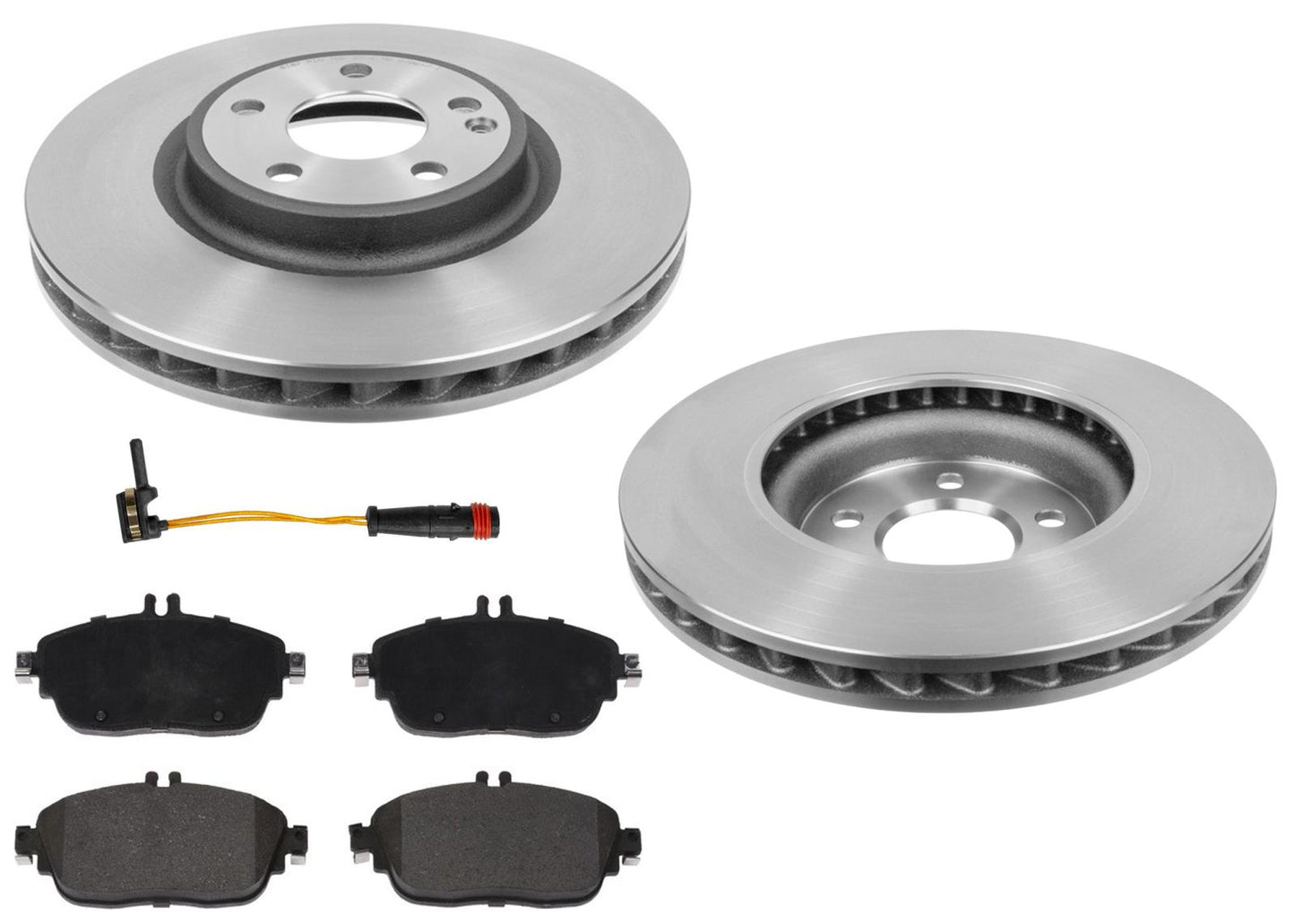 Front Carbon Coated Brake Rotors & EPS Brake Pads For CLA250 2014 2015 2017 2019
