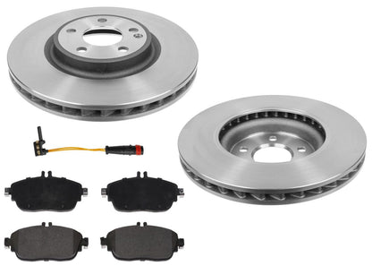 Front Carbon Coated Brake Rotors & EPS Brake Pads For CLA250 2014 2015 2017 2019