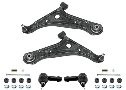 Front Lower Control Arms Sway Bar Links Tie Rods for Dodge Attitude 2015-2023