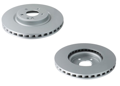Front GEO Coated Brake Rotors & EPS Brake Pads For Mercedes Benz CLA250 14-19