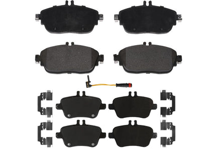 Front & Rear Carbon Coated Brake Rotors & EPS Brake Pads For CLA250 2014-2019
