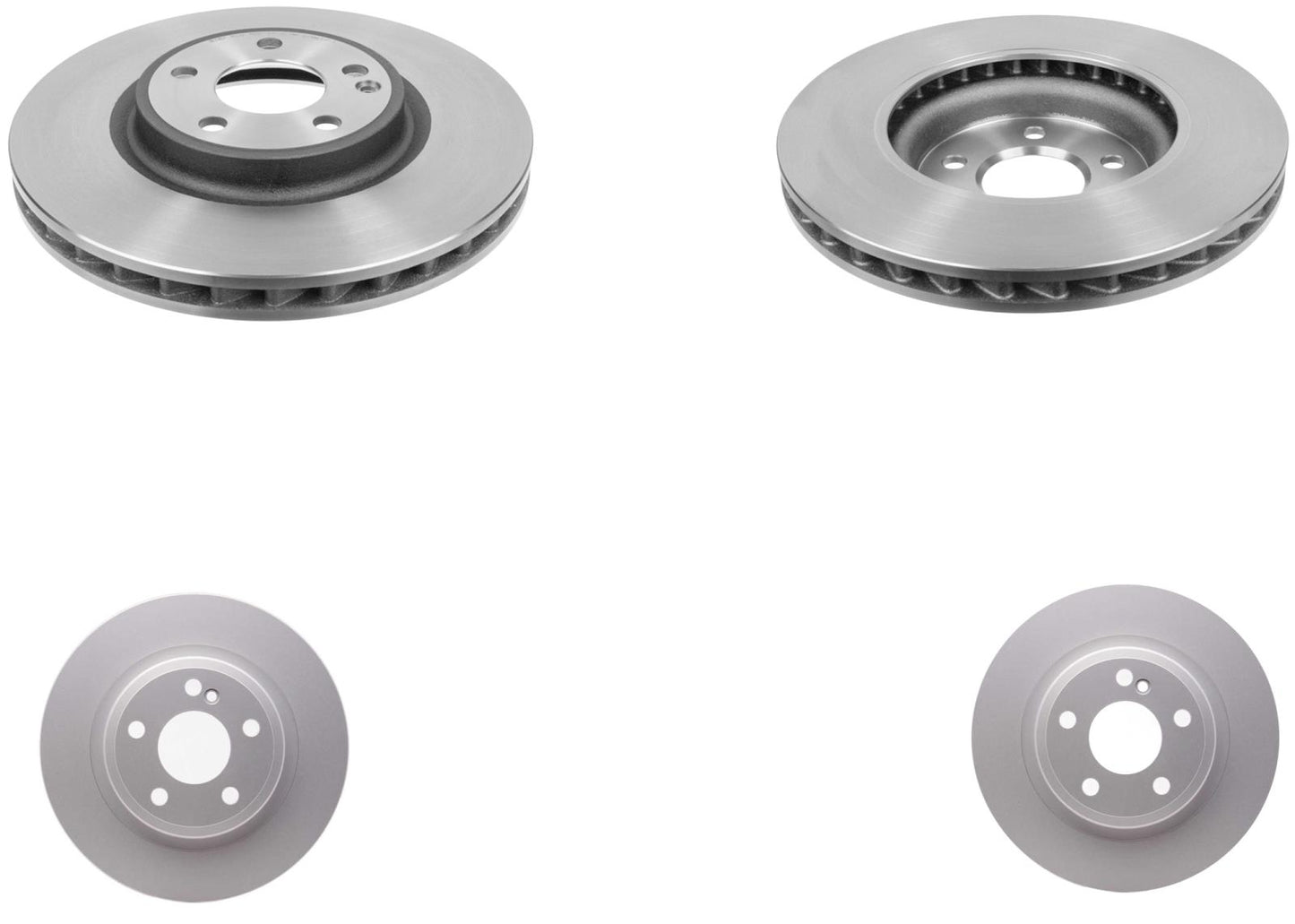 Front & Rear Carbon Coated Brake Rotors & EPS Brake Pads For CLA250 2014-2019