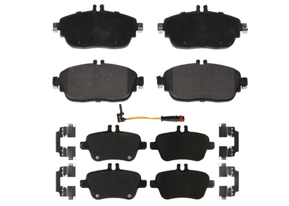 Front & Rear GEO Coated Brake Rotors & EPS Brake Pads For CLA250 2014 2015 2019