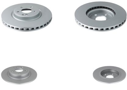 Front & Rear GEO Coated Brake Rotors & EPS Brake Pads For CLA250 2014 2015 2019