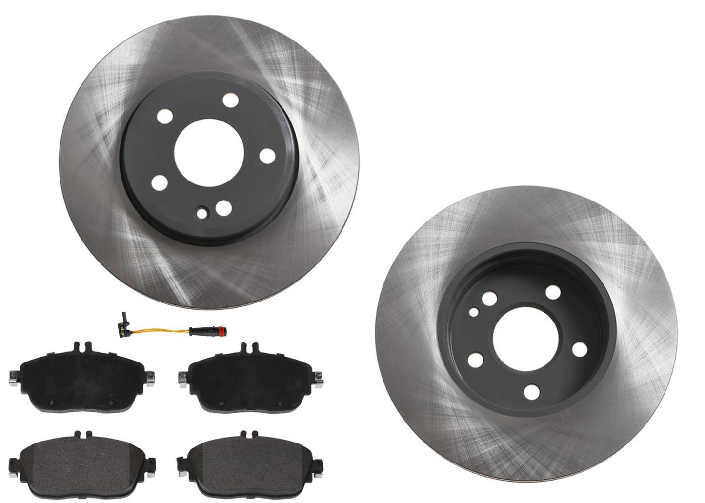 Front GEO Coated Brake Rotors & EPS Brake Pads For B Electric Drive 2014-2015