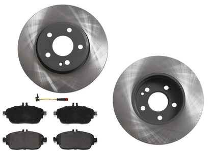 Front GEO Coated Brake Rotors & EPS Brake Pads For B Electric Drive 2014-2015