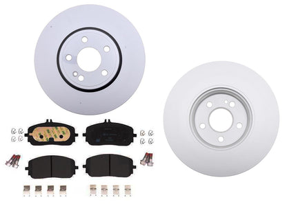 318MM Front Coated Brake Rotors & EPS Brake Pads For Mercedes Benz A220 19-22