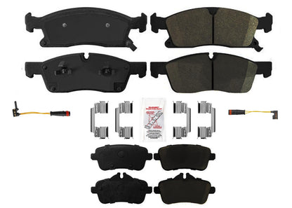 Front & Rear EPS R90 Certified Brake Pads For Mercedes Benz GL350 2013 2015 2016