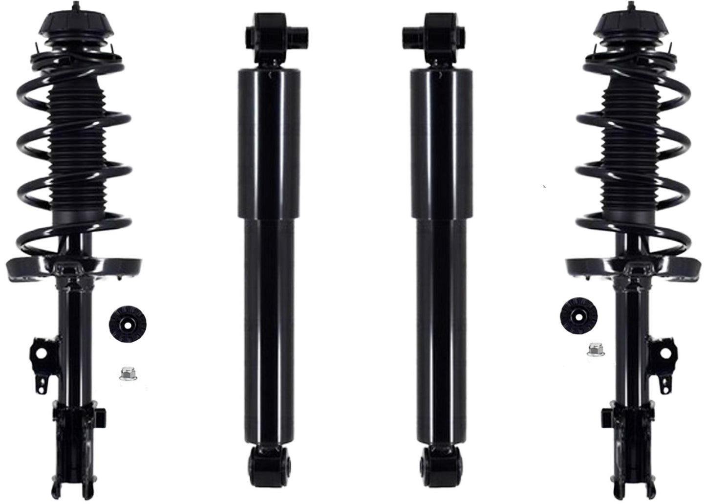Front Coil Spring Struts Spring w/ Dual Tube Shocks for KIA Soul 2010 2012 2013